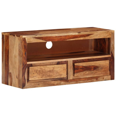 TV Cabinet 88x30x40 cm Solid Wood