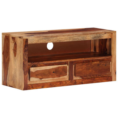 TV Cabinet 88x30x40 cm Solid Wood