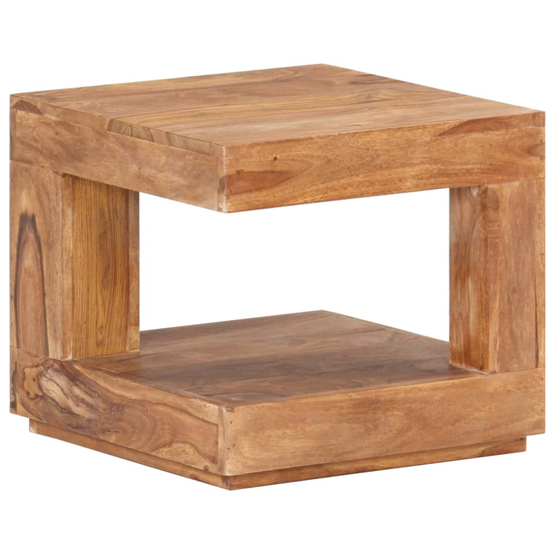 Coffee Table 45x45x40 cm Solid Wood Acacia