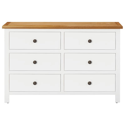 Chest of Drawers 105x33.5x73 cm Solid Oak Wood