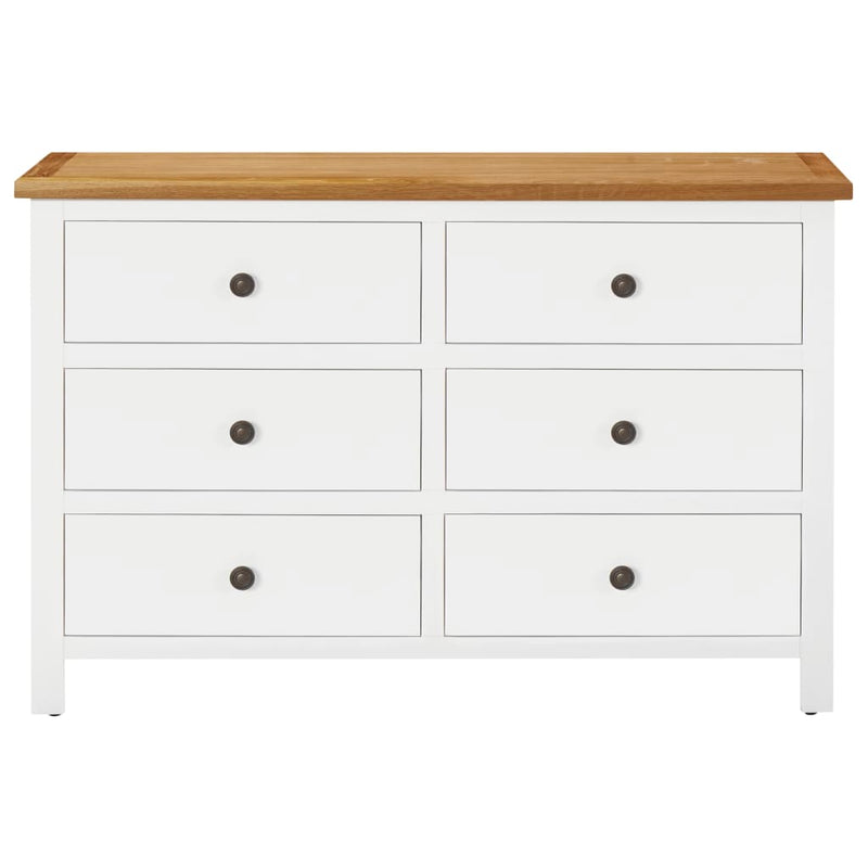 Chest of Drawers 105x33.5x73 cm Solid Oak Wood