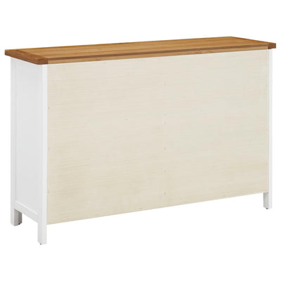 Chest of Drawers 105x33.5x73 cm Solid Oak Wood