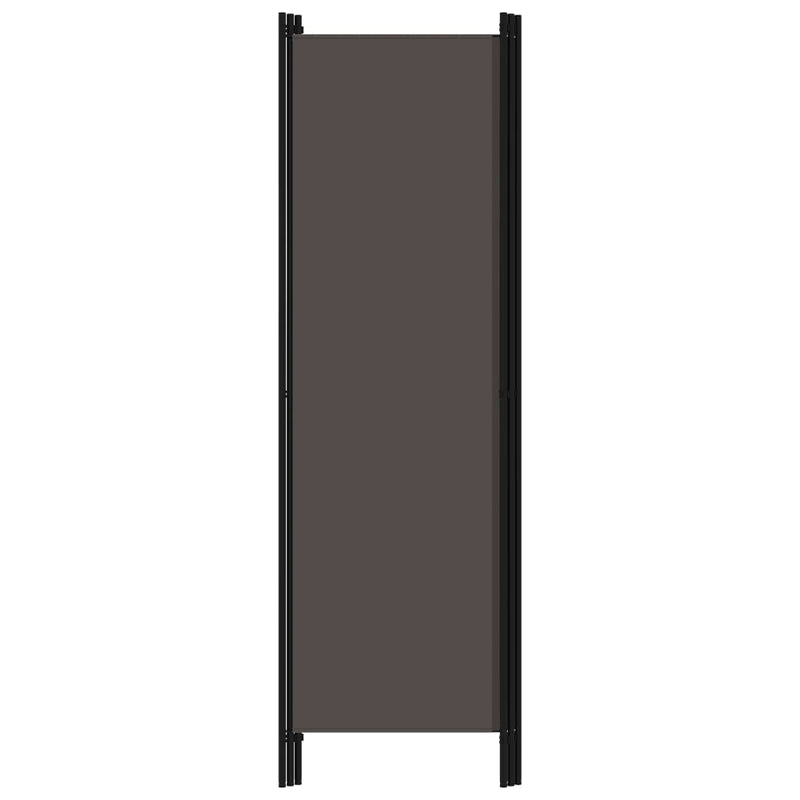 3-Panel Room Divider Anthracite 150x180 cm