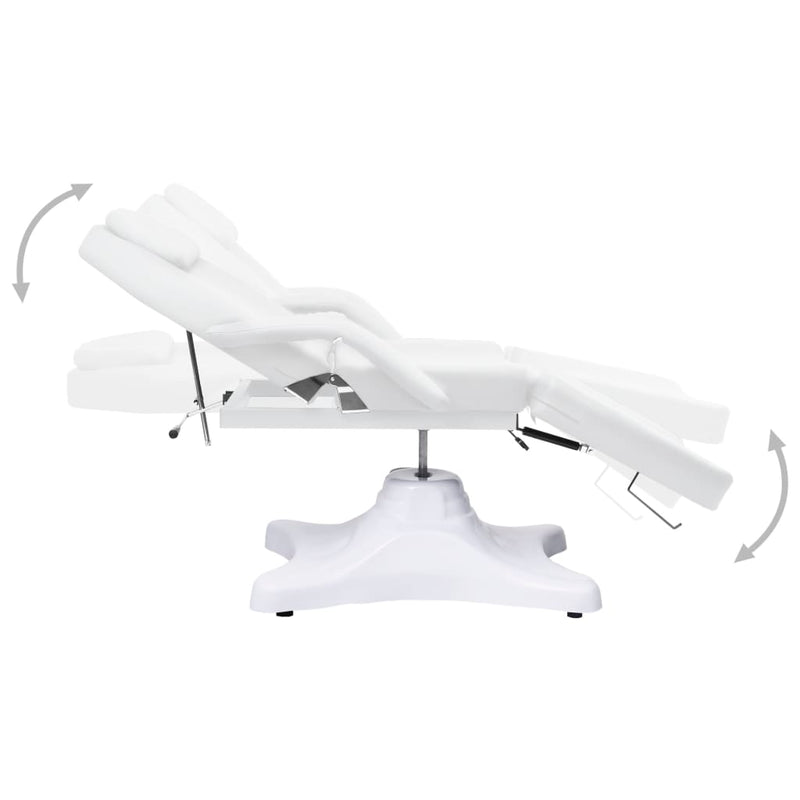 Massage Table White 180x62x(86.5-118) cm