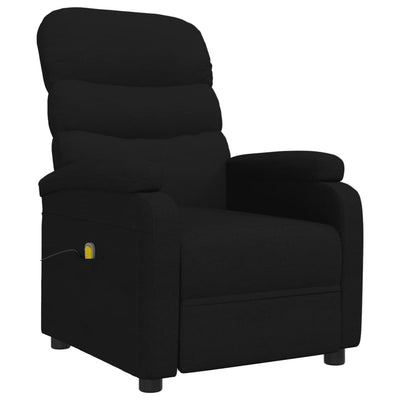 Massage Chair Black Fabric