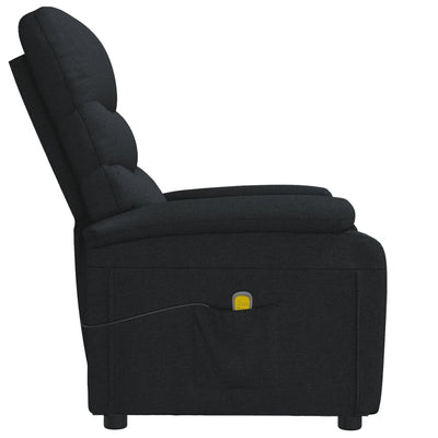 Massage Chair Black Fabric