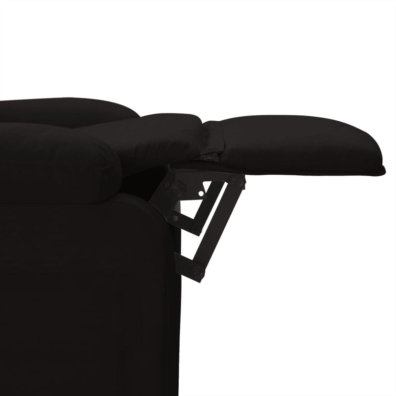 Massage Chair Black Fabric