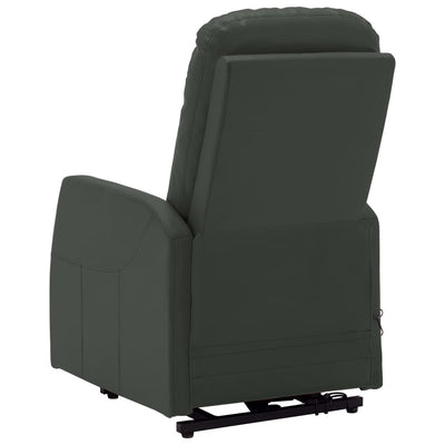 Stand up Massage Chair Anthracite Faux Leather