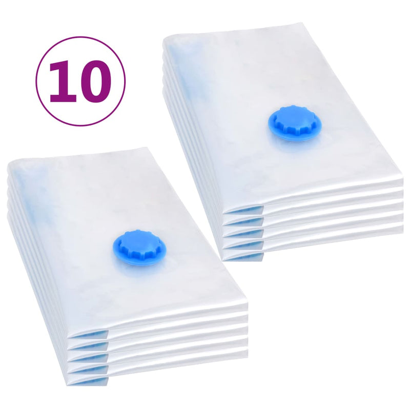 Vacuum Travel Storage Bags Clothing Bags 60x40 cm 10 pcs