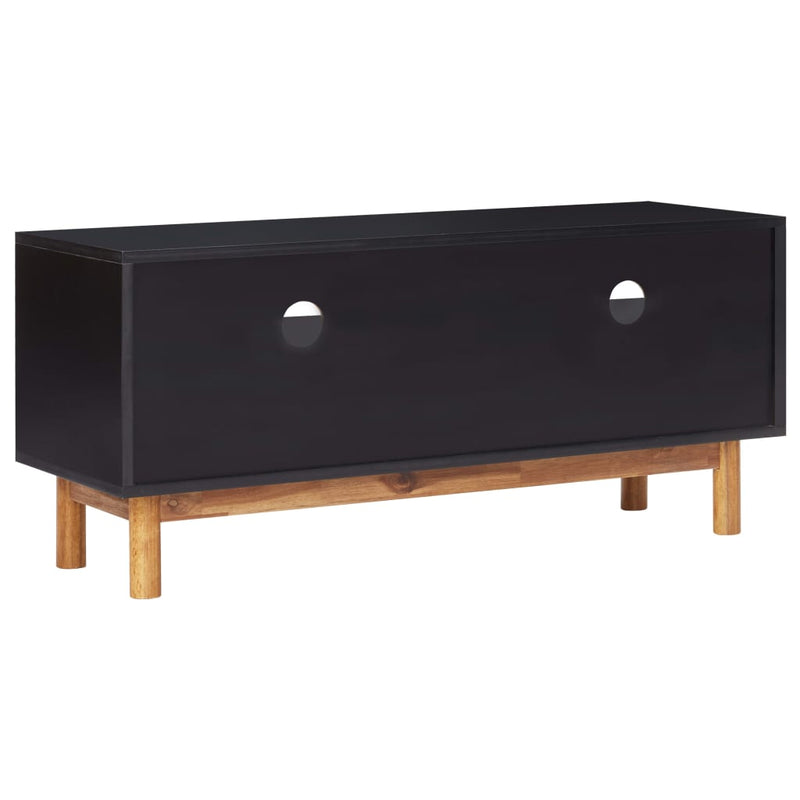 TV Cabinet 100x35x45 cm Solid Acacia Wood and MDF