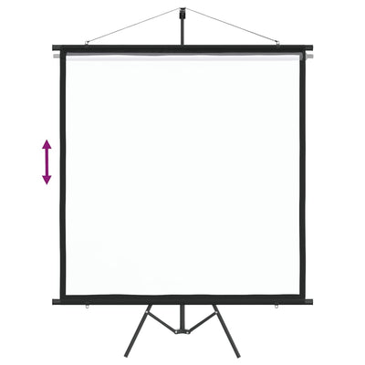 Projection Screen with Tripod 226.1 cm 1:1