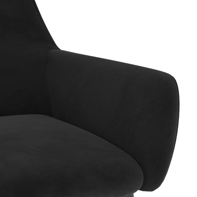 Dining Chairs 2 pcs Black Velvet