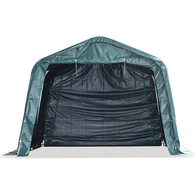 Removable Livestock Tent PVC 550 g/m² 3.3x3.2 m Dark Green