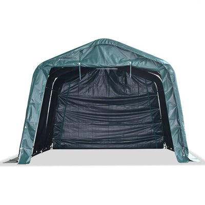 Removable Livestock Tent PVC 550 g/m² 3.3x4.8 m Dark Green