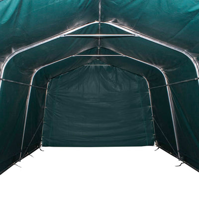 Removable Livestock Tent PVC 550 g/m² 3.3x4.8 m Dark Green