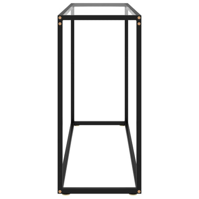 Console Table Transparent 100x35x75 cm Tempered Glass