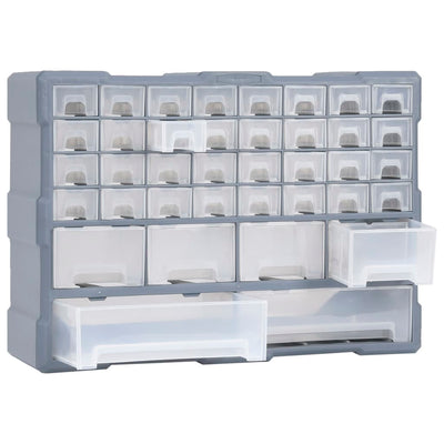 Multi-drawer Organiser with 38 Drawers 52x16x37.5 cm