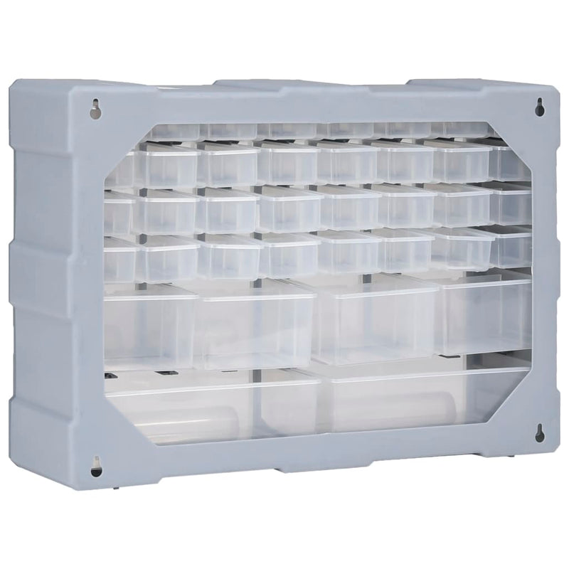 Multi-drawer Organiser with 38 Drawers 52x16x37.5 cm