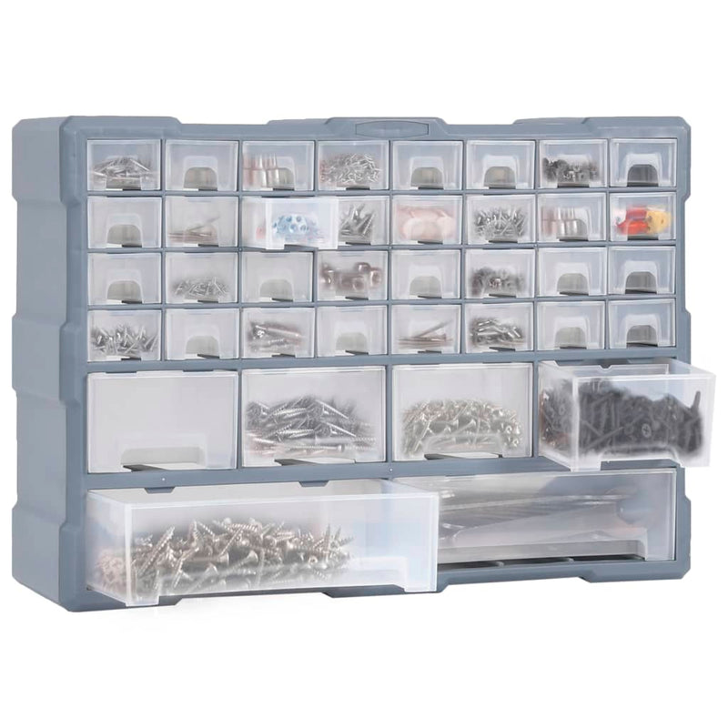 Multi-drawer Organiser with 38 Drawers 52x16x37.5 cm