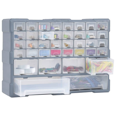 Multi-drawer Organiser with 38 Drawers 52x16x37.5 cm