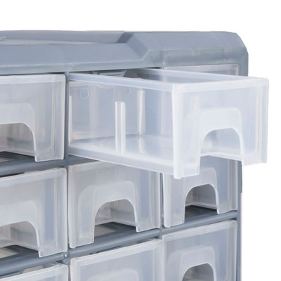 Multi-drawer Organiser with 38 Drawers 52x16x37.5 cm