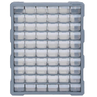 Multi-drawer Organiser with 60 Drawers 38x16x47.5 cm