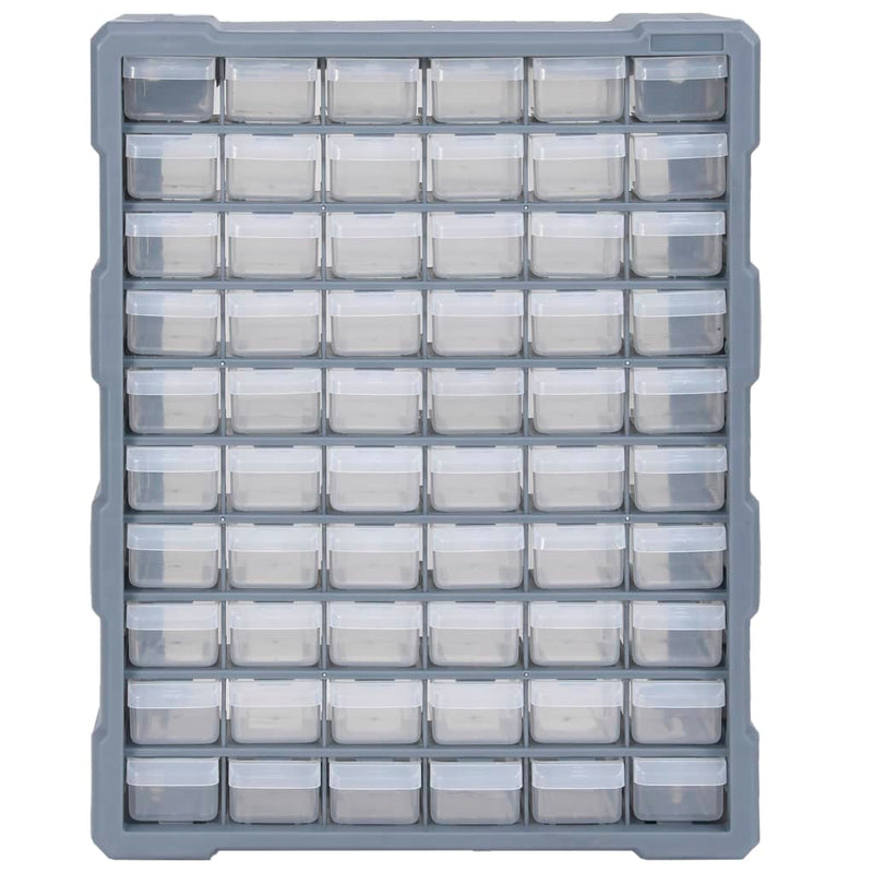 Multi-drawer Organiser with 60 Drawers 38x16x47.5 cm