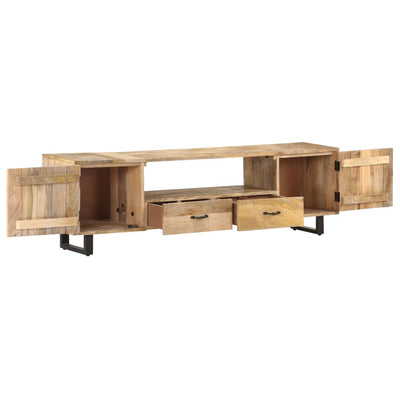 TV Cabinet 160x30x45 cm Solid Mango Wood