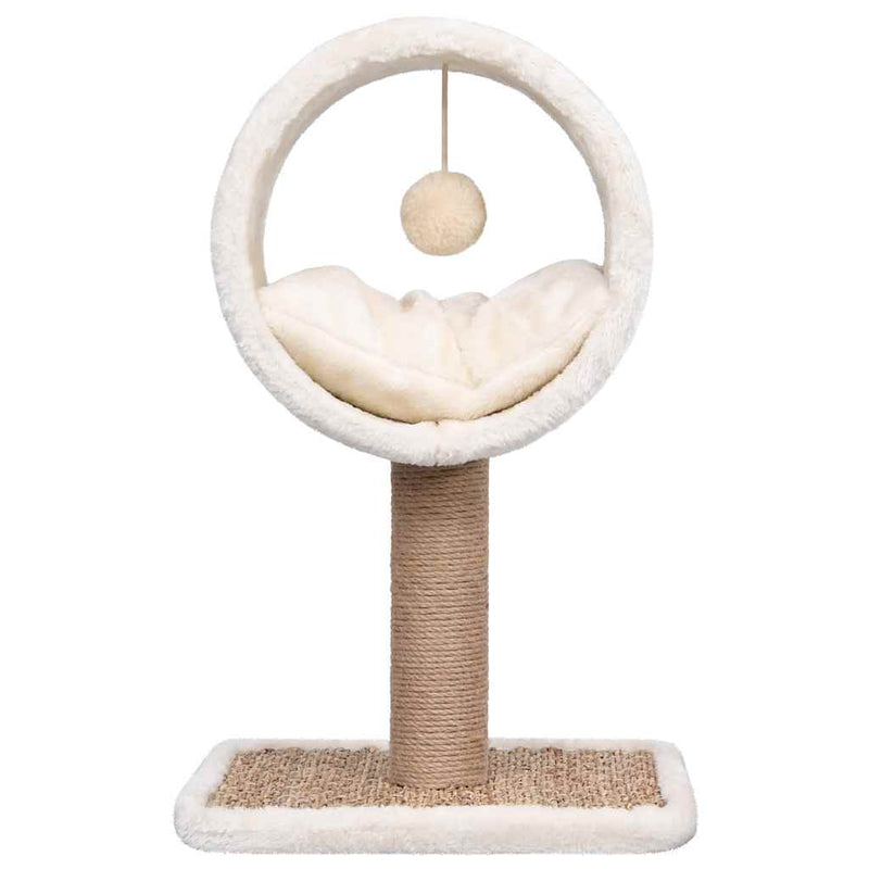 Cat Tree with Top Tunnel and Toy 56 cm Seagrass