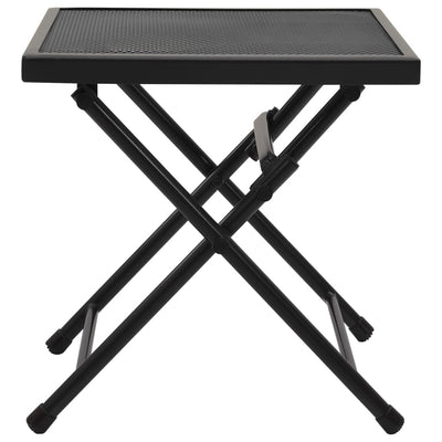 Folding Table Mesh 38x38x38 cm Steel Anthracite