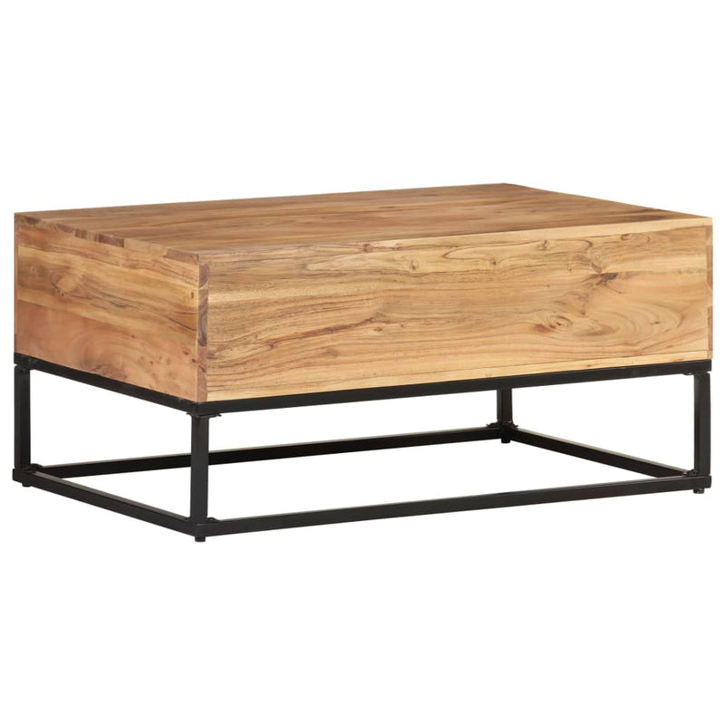 Coffee Table 90x60x40 cm Solid Acacia Wood