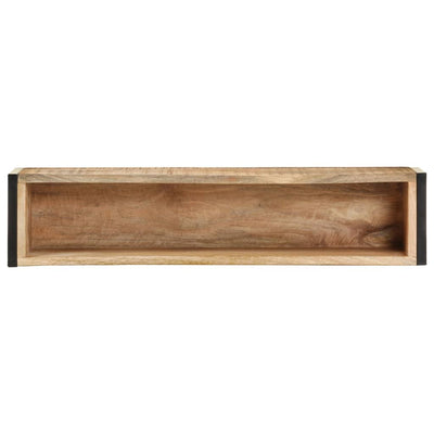 Planter 90x20x68 cm Rough Mango Wood