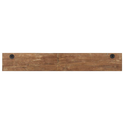 Hall Hanger with 5 Hooks 100x2.5x15 cm Solid Reclaimed Wood