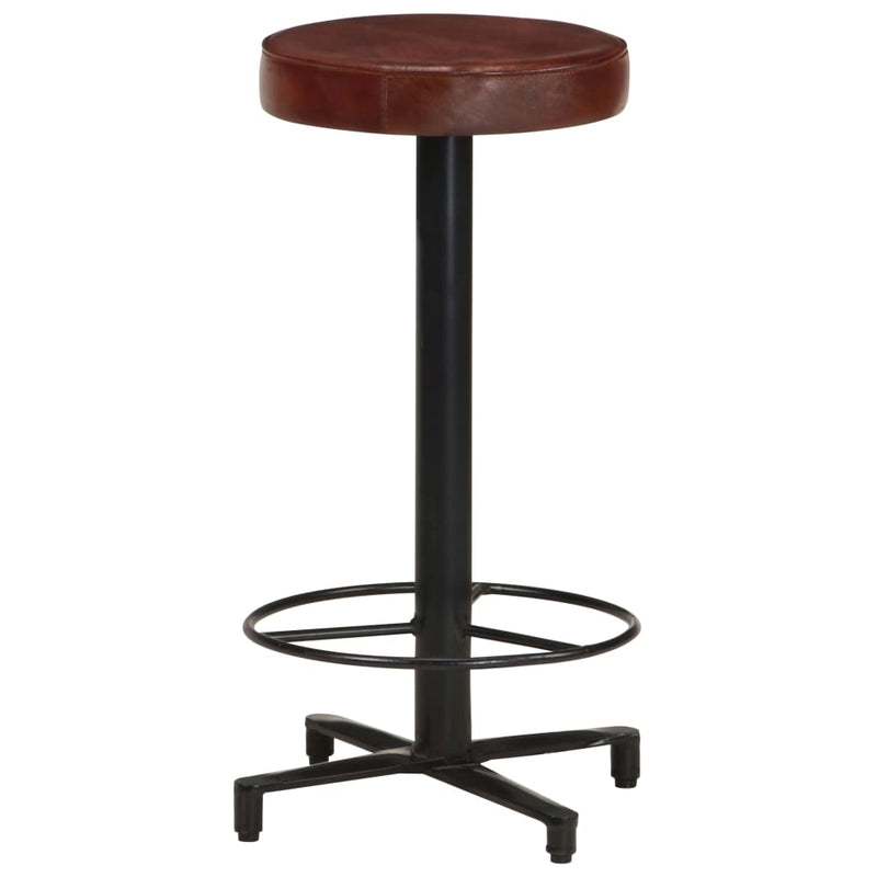 Bar Stools 2 pcs 66 cm Real Leather