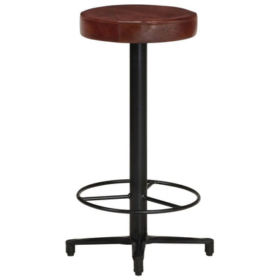 Bar Stools 2 pcs 66 cm Real Leather