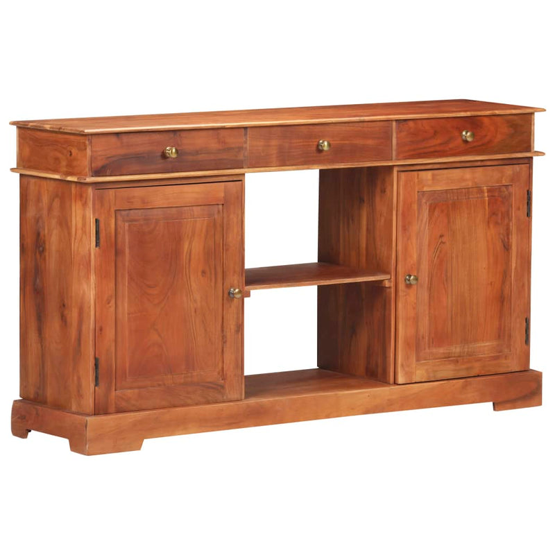 Sideboard 135x35x75 cm Solid Acacia Wood