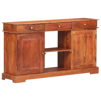 Sideboard 135x35x75 cm Solid Acacia Wood