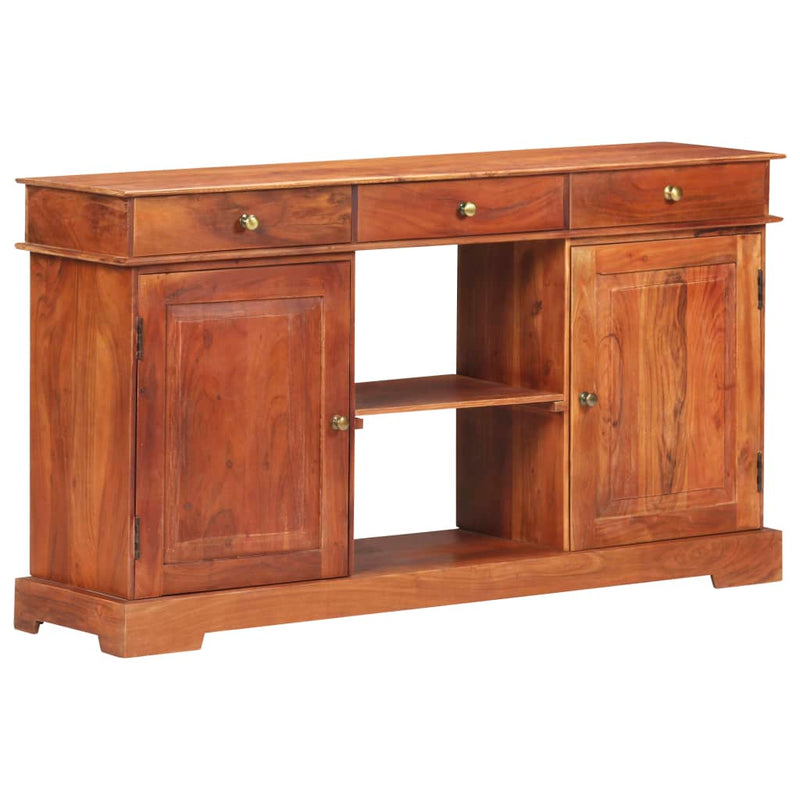 Sideboard 135x35x75 cm Solid Acacia Wood