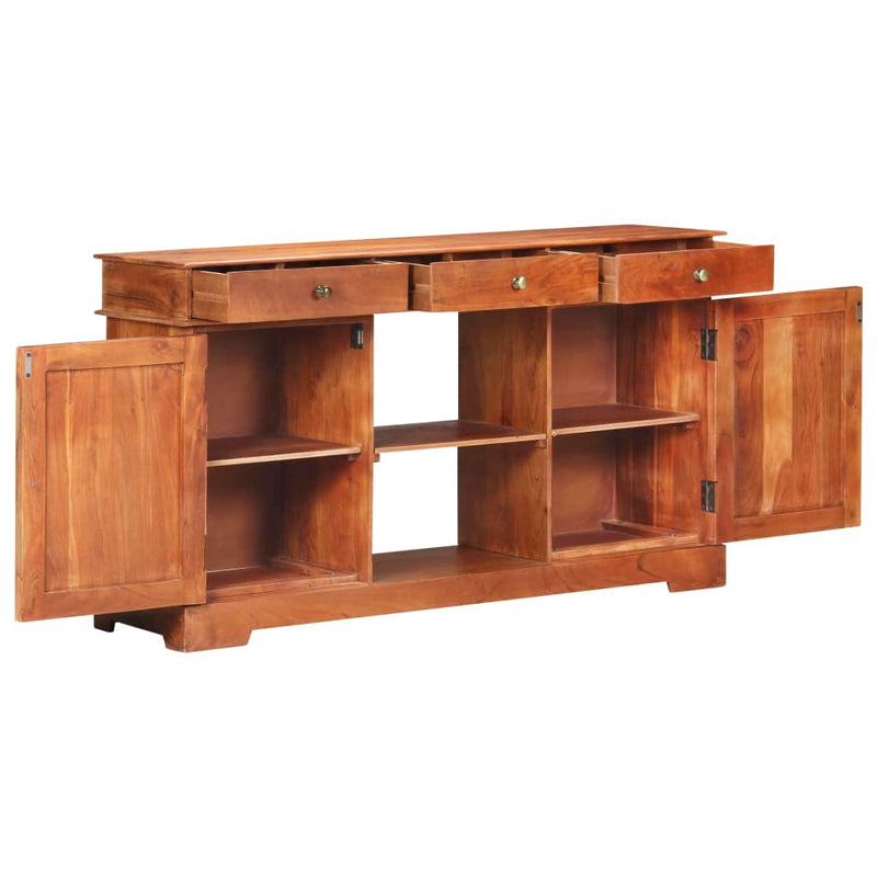 Sideboard 135x35x75 cm Solid Acacia Wood