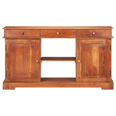 Sideboard 135x35x75 cm Solid Acacia Wood