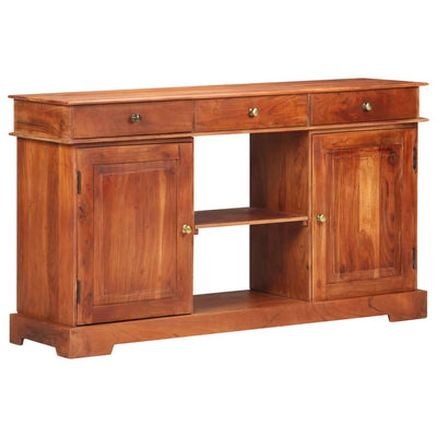 Sideboard 135x35x75 cm Solid Acacia Wood