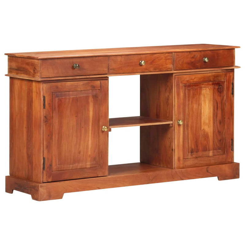 Sideboard 135x35x75 cm Solid Acacia Wood