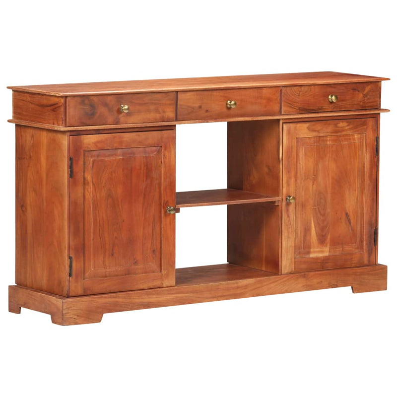 Sideboard 135x35x75 cm Solid Acacia Wood