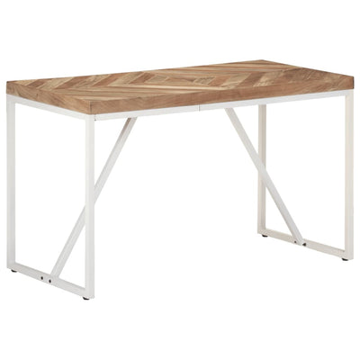 Dining Table 120x60x76 cm Solid Acacia and Mango Wood