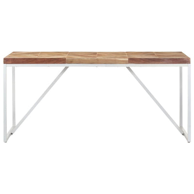 Dining Table 160x70x76 cm Solid Acacia and Mango Wood