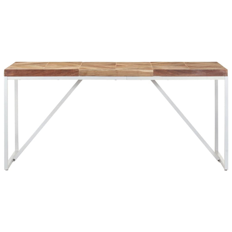 Dining Table 160x70x76 cm Solid Acacia and Mango Wood