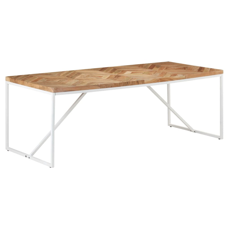 Dining Table 200x90x76 cm Solid Acacia and Mango Wood