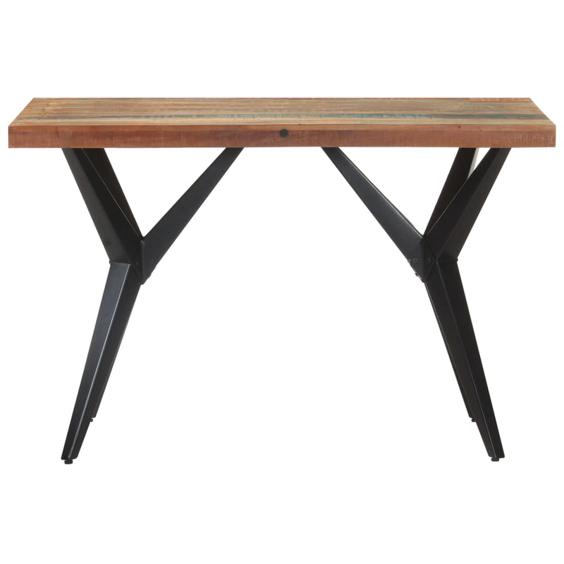 Dining Table 120x60x76 cm Solid Reclaimed Wood