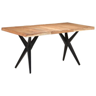 Dining Table 160x80x76 cm Solid Acacia Wood