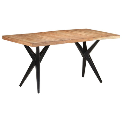 Dining Table 160x80x76 cm Solid Acacia Wood